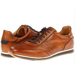 MAGNANNI Pueblo Brown Leather Sneaker Size 10M